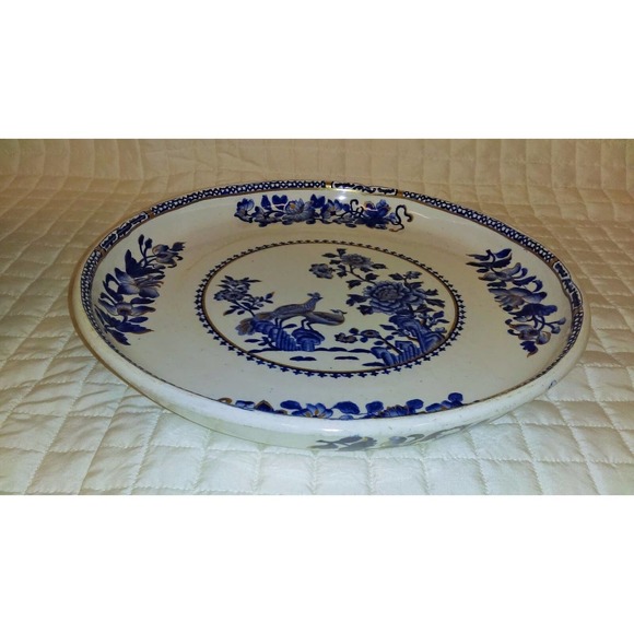 Gorgeous SOUP TUREEN Copeland & Garret Late Spode Blue w gilt bowl & under plate - Picture 2 of 12